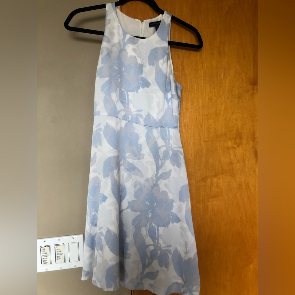 Light blue floral dress